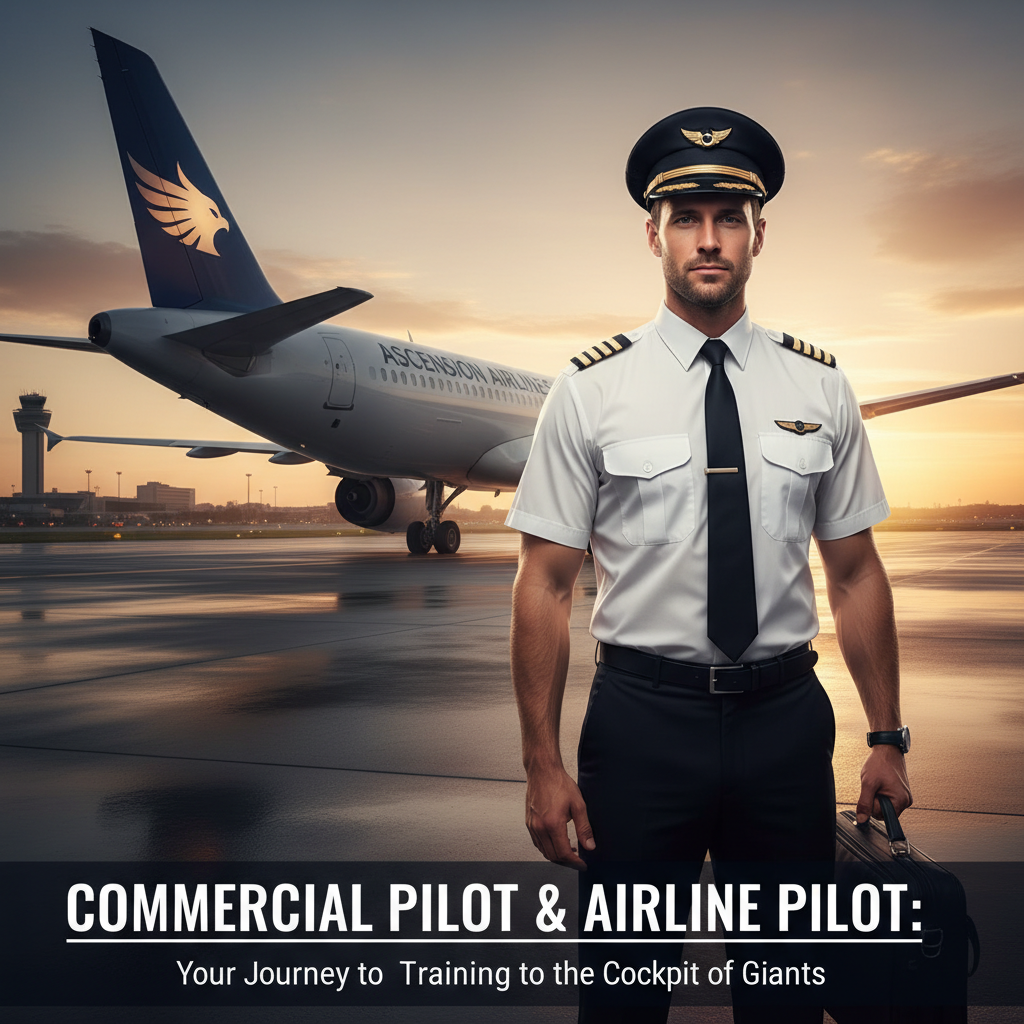 Piloto Comercial (PC) e Piloto de Linha Aérea (PLA): Sua Jornada para as Alturas