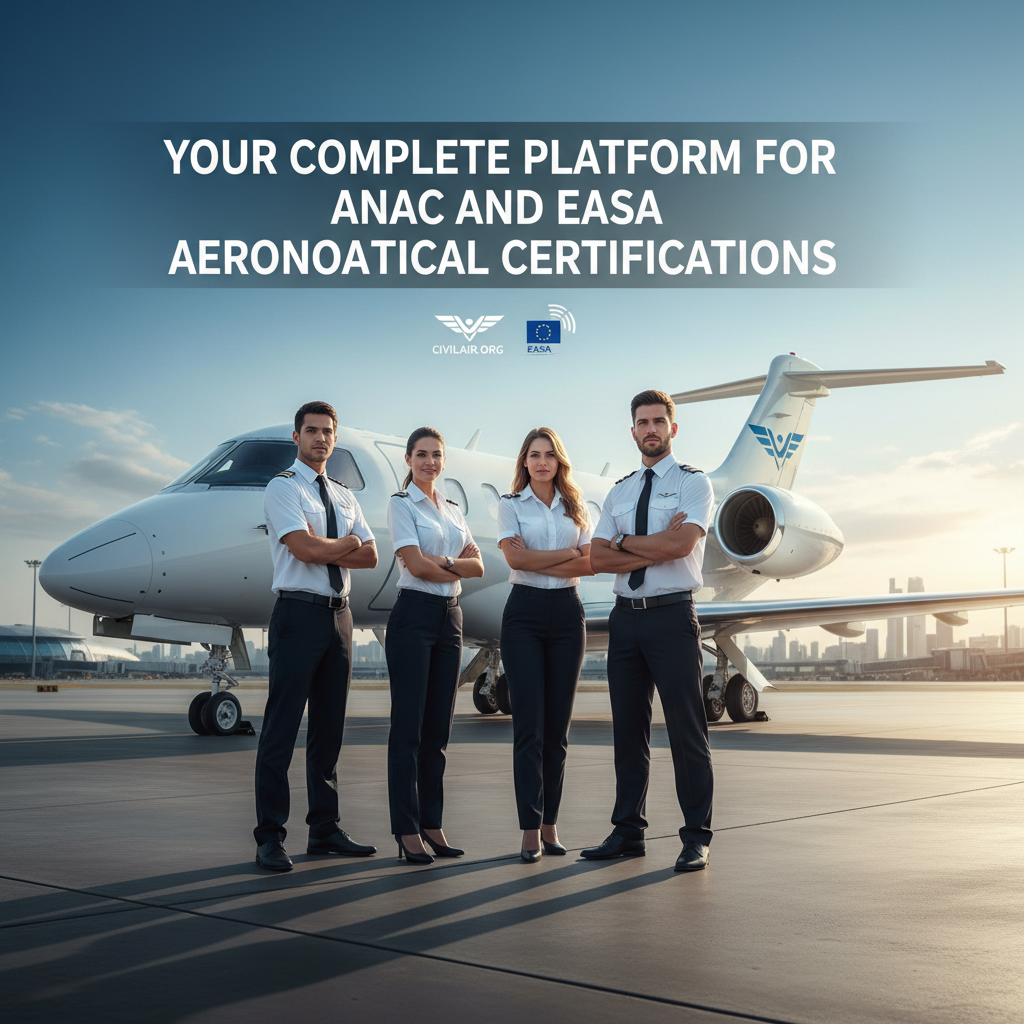 CivilAir.org: Sua Plataforma Completa para Certificações Aeronáuticas ANAC e EASA
